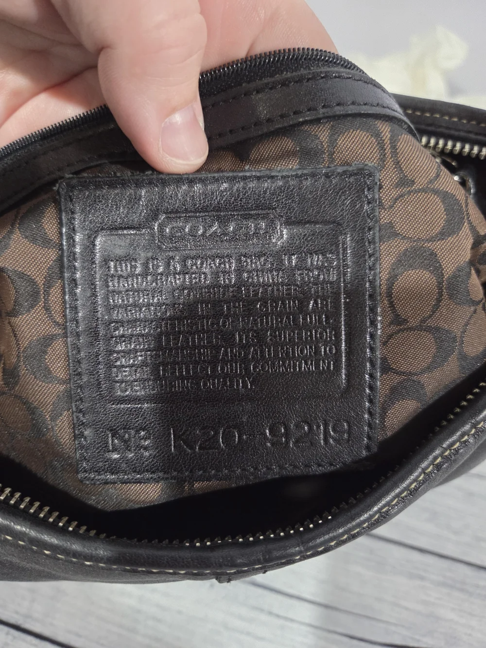Coach gently used